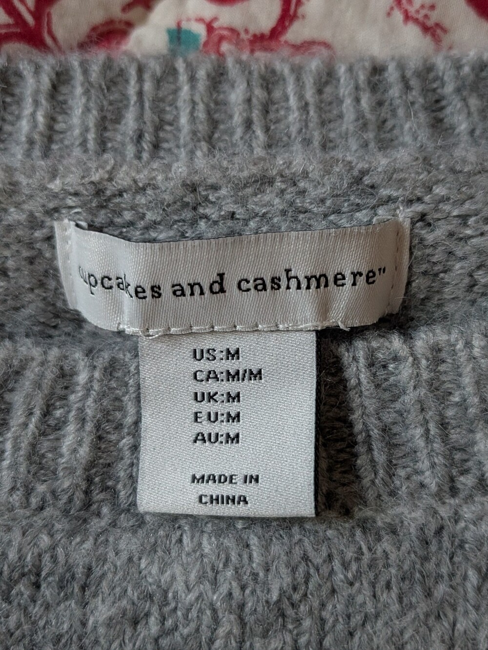 CUPCAKES & CASHMERE Gray Scottie Dog Soft Crewneck Knit Sweater Size Medium - Picture 10 of 12